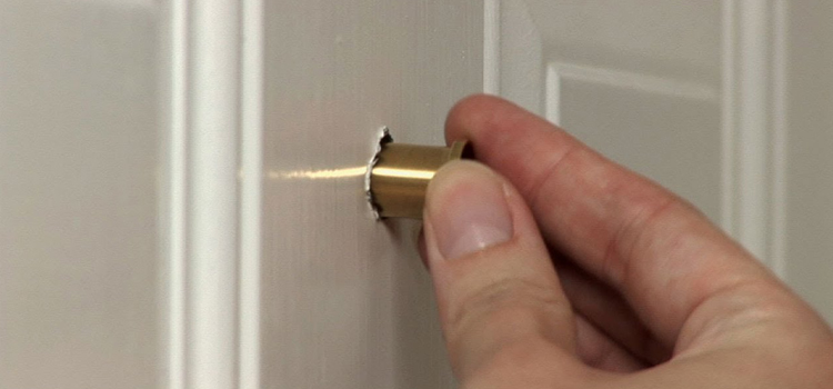 peephole door repair in Lancaster